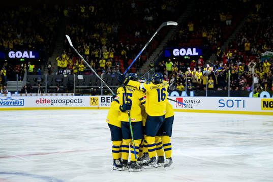 Otto Stenberg of Sweden celebrates