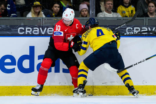 Jonas Taibel of Switzerland and Axel Sandin-Pellikka of
