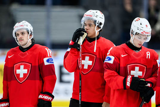 Rodwin Dionicio of Switzerland looks dejected