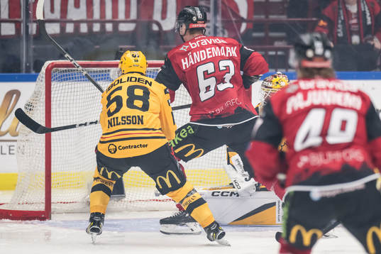 Malmö Redhawks Fredrik Händemark gör 1-0