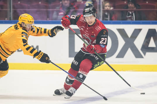 Skellefteås Tim Barkemo och Malmö Redhawks Christoffer