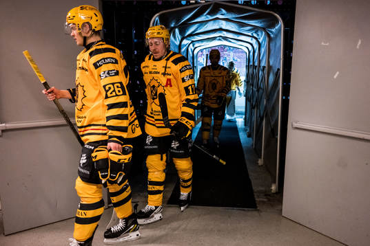 Skellefteås Simon Robertsson och Pär Lindholm deppar