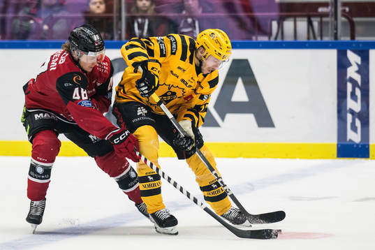 Malmö Redhawks Lauri Pajuniemi och Skellefteås Pär