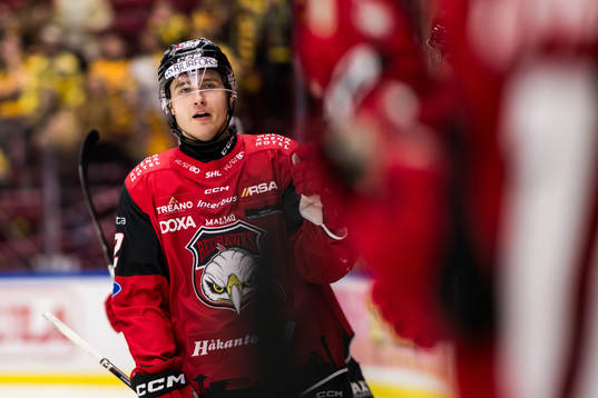 Malmö Redhawks Janne Kuokkanen jublar