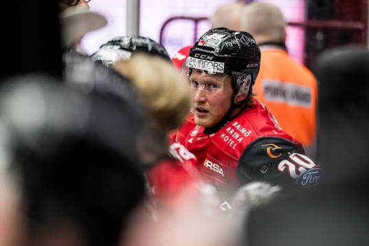 Malmö Redhawks Thomas Berg Paulsen deppar