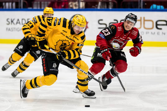 Skellefteås Pär Lindholm och Malmö Redhawks Christoffer