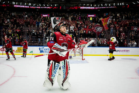 Malmö Redhawks målvakt Daniel Marmenlind