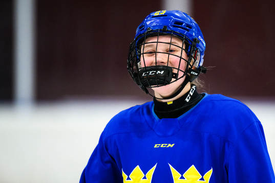Isabelle Leijonhielm of Sweden at a practice session