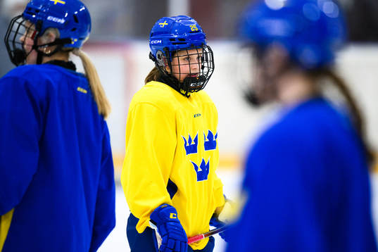 Lovisa Engström of Sweden at a practice session