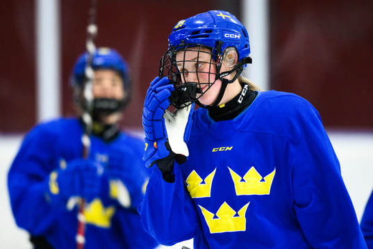 Isabelle Leijonhielm of Sweden at a practice session