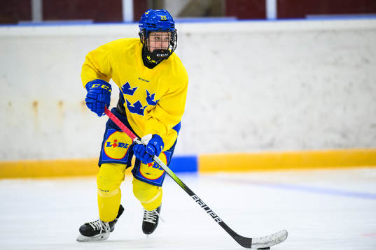 Lovisa Engström of Sweden at a practice session