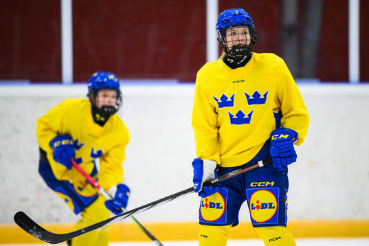 Sanna Halsius of Sweden at a practice session