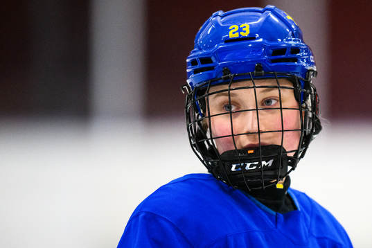 Isabelle Leijonhielm of Sweden at a practice session
