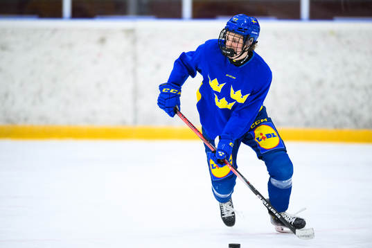 Moa Johannesson of Sweden at a practice session
