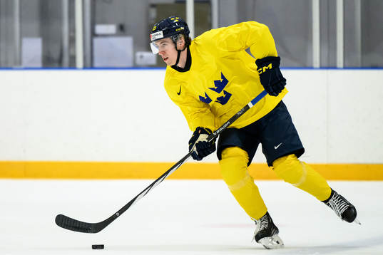 Jonathan Lekkerimäki of Sweden at a practice session