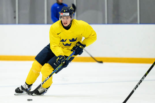 Mattias Hävelid of Sweden at a practice session