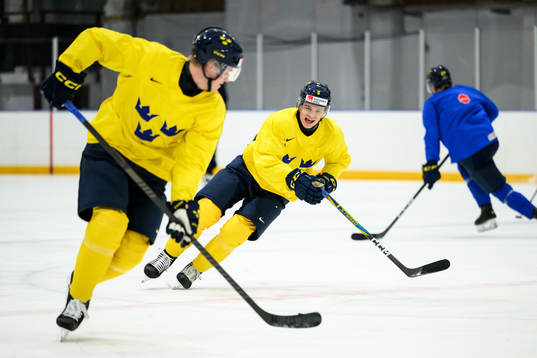 Mattias Hävelid of Sweden at a practice session