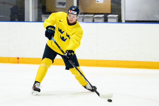 Otto Stenberg of Sweden at a practice session