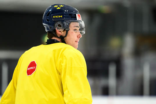 Elias Salomonsson of Sweden at a practice session