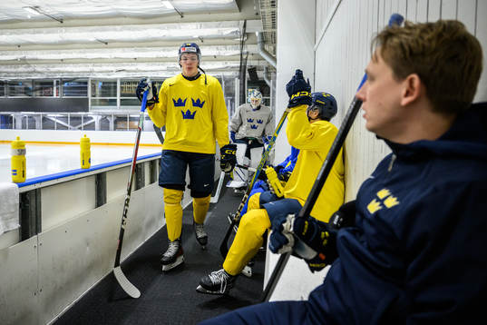 Anton Wahlberg of Sweden at a practice session