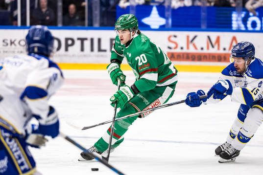 Rögles Lian Bichsel och Leksands Max Veronneau