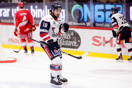 Linköpings Remi Elie jublar