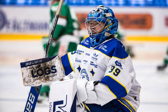 Leksands målvakt Filip Larsson