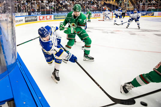 Leksands Marcus Karlberg och Rögles Adam Tambellini