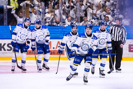 Leksands Marcus Karlberg jublar