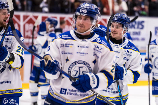 Leksands Marcus Karlberg jublar