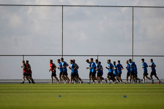 Players of the Swedish men's football national team at a