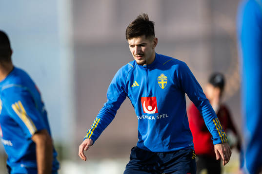 Armin Gigovic of the Swedish men's football national team