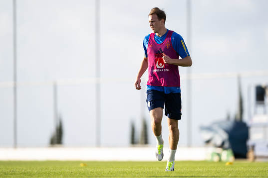 Adam Carlén of the Swedish men's football national team at