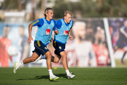 Markus Karlsson of the Swedish men's football national team