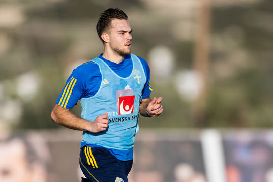 Anton Eriksson of the Swedish men's football national team