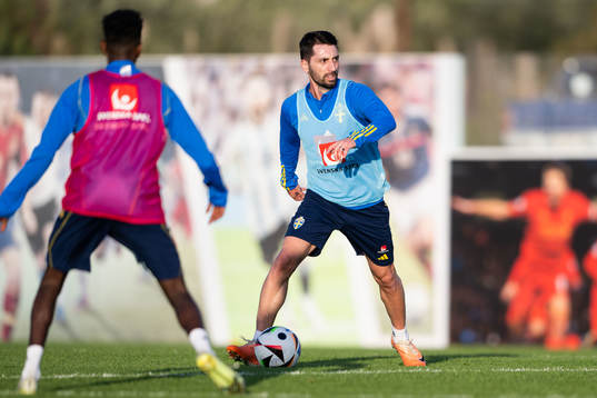 Nahir Besara of the Swedish men's football national team at