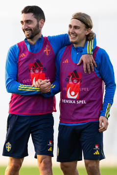 Nahir Besara and Sebastian Nanasi of the Swedish men's
