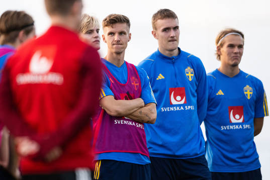 Samuel Leach Holm of the Swedish men's football national