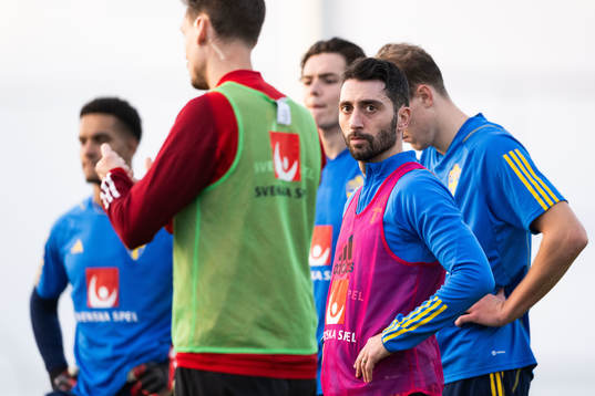Nahir Besara of the Swedish men's football national team at