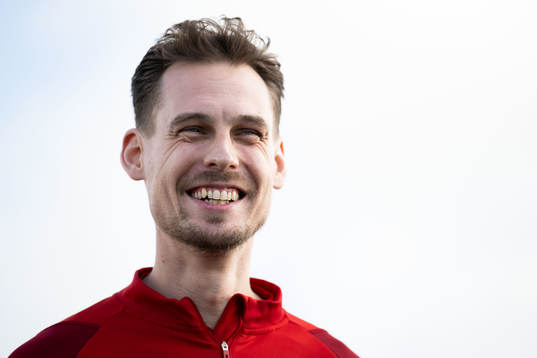 Interim coach Daniel Bäckström of the Swedish men's