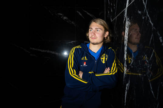 Sebastian Nanasi of the Swedish men's football national