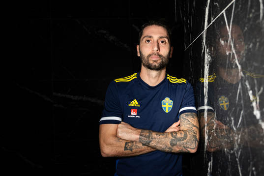 Nahir Besara of the Swedish men's football national team