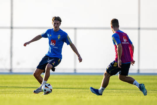 Erik Ahlstrand of the Swedish men's football national team