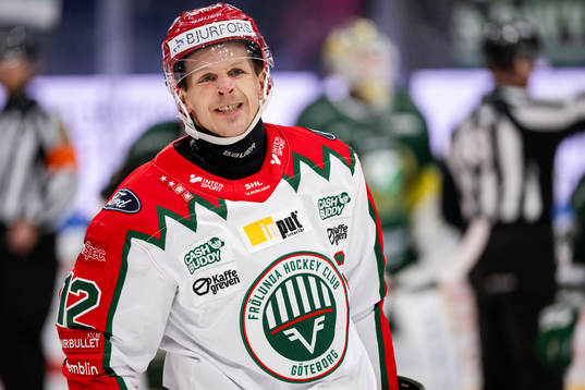 Frölundas Max Friberg deppar