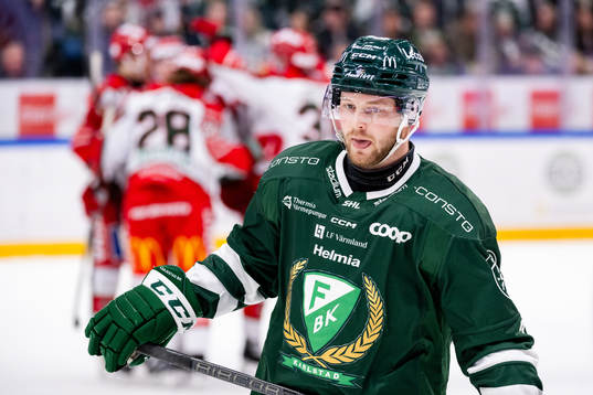 Färjestads Axel Bergkvist deppar