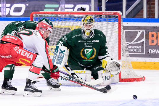 Färjestads målvakt Tobias Normann