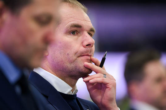 Färjestads tränare Thomas Mitell