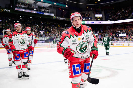Frölundas Max Friberg jublar