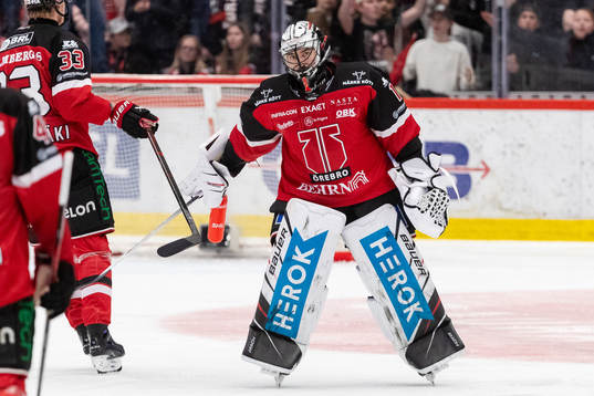 Örebros målvakt Jhonas Enroth deppar