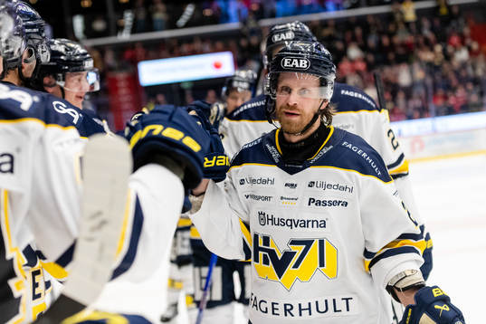 HV71s Mattias Tedenby jublar